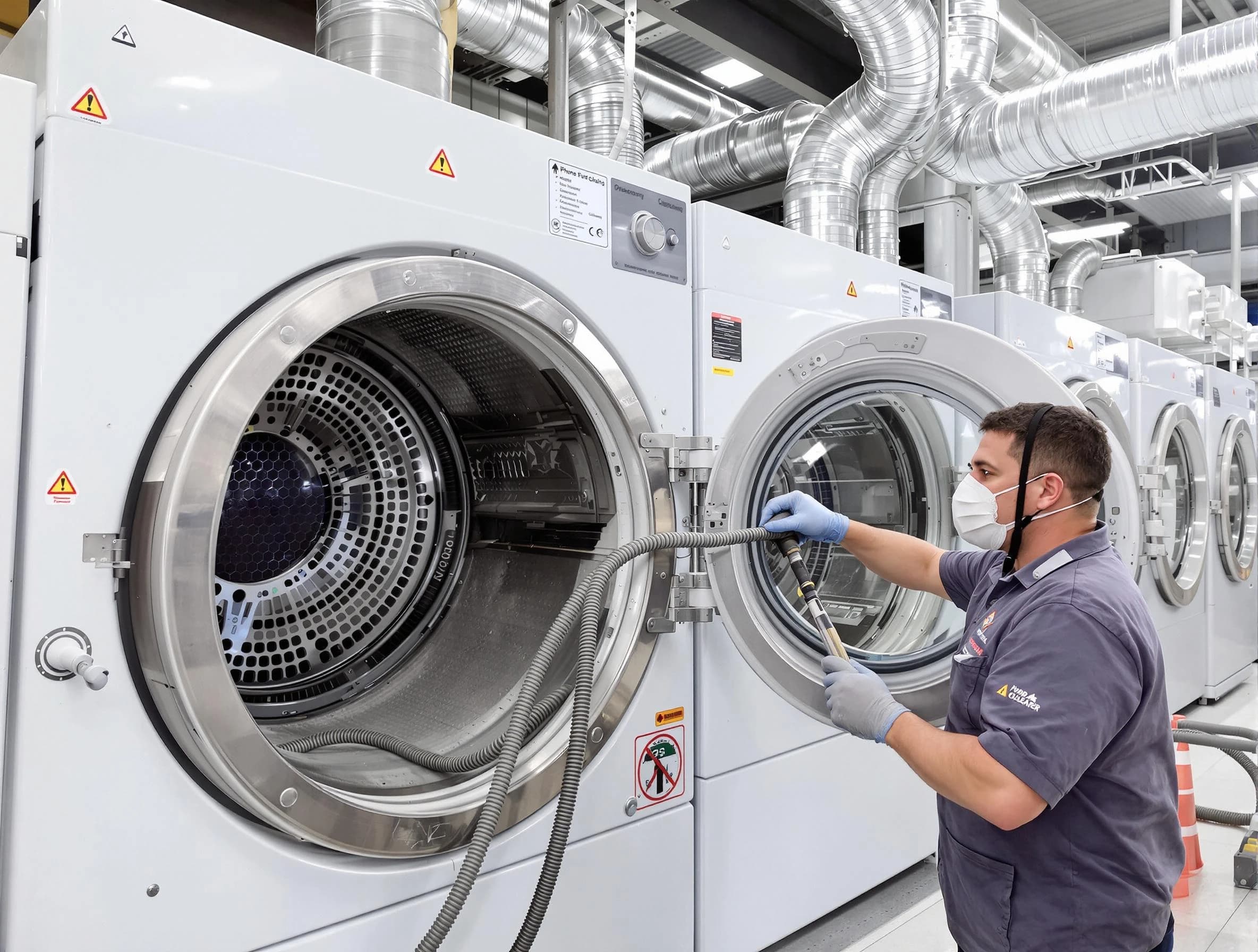 Industrial-grade dryer vent cleaning by Emporia Dryer Vent Cleaning in Emporia