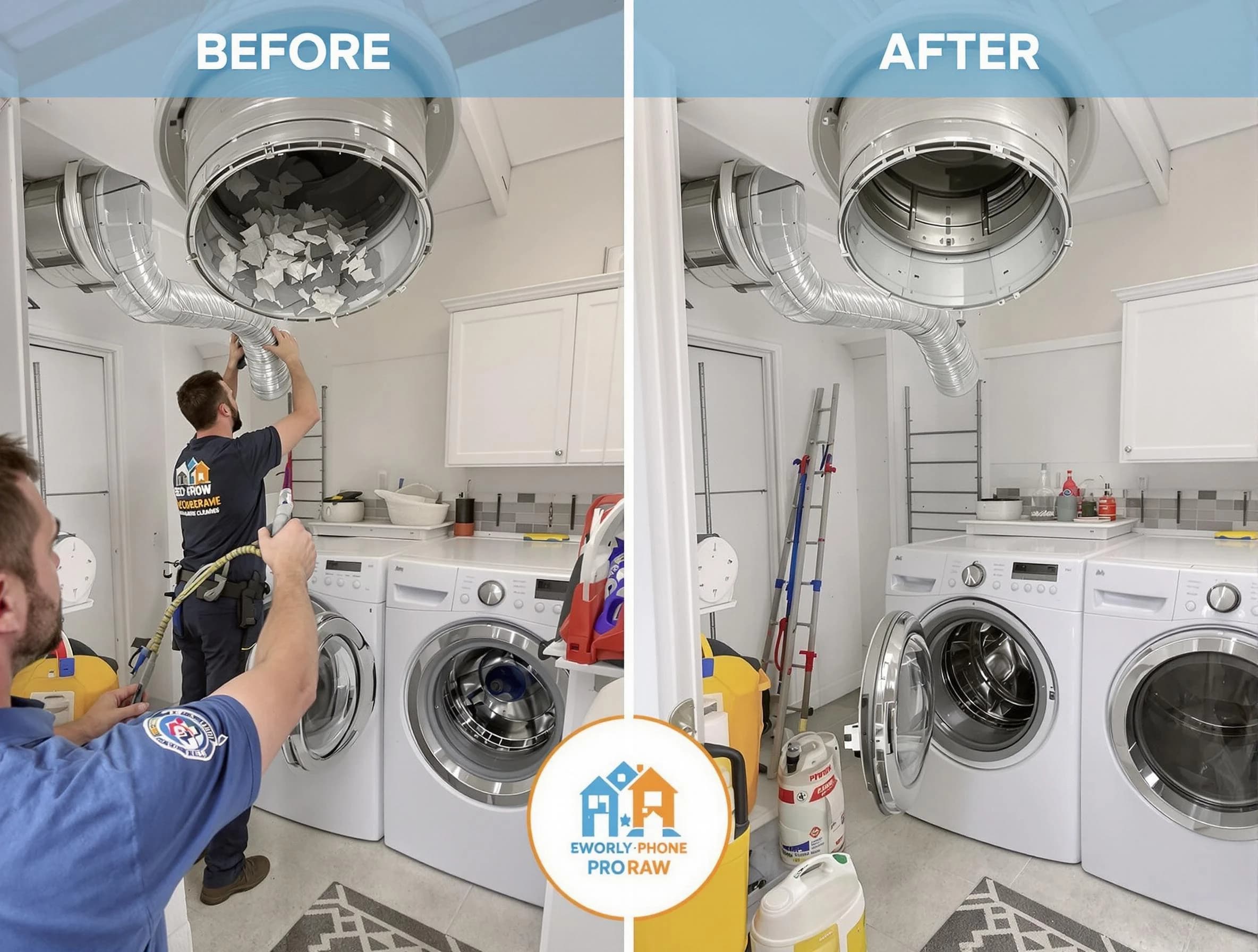 Residential dryer vent cleaning by Emporia Dryer Vent Cleaning in Emporia
