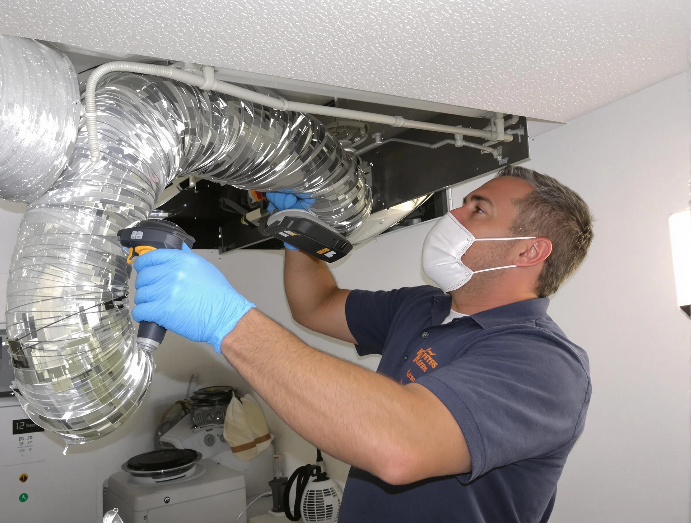 Emporia Dryer Vent Cleaning professional performing thorough residential dryer vent cleaning in Emporia