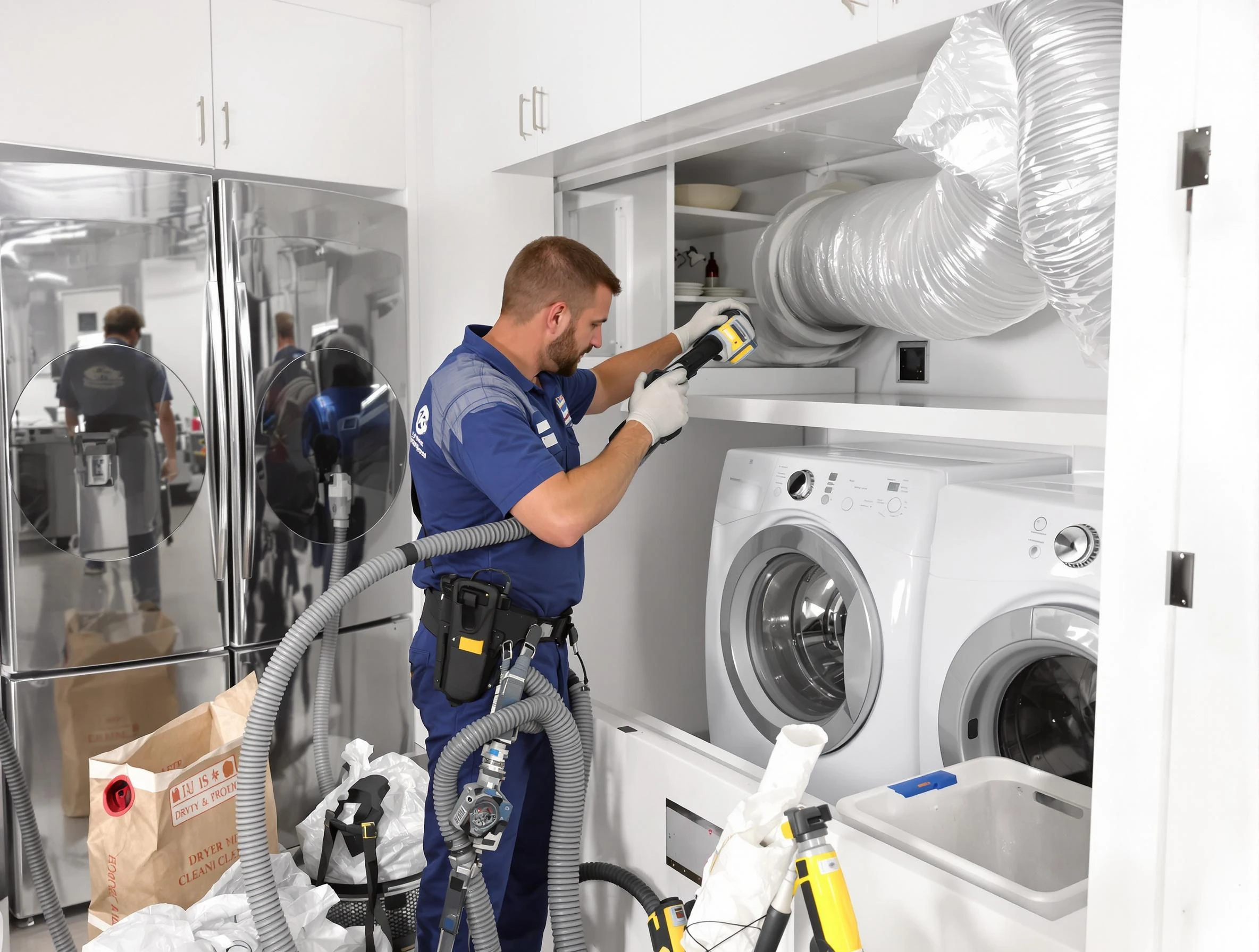 Professional duct cleaning by Emporia Dryer Vent Cleaning in Emporia