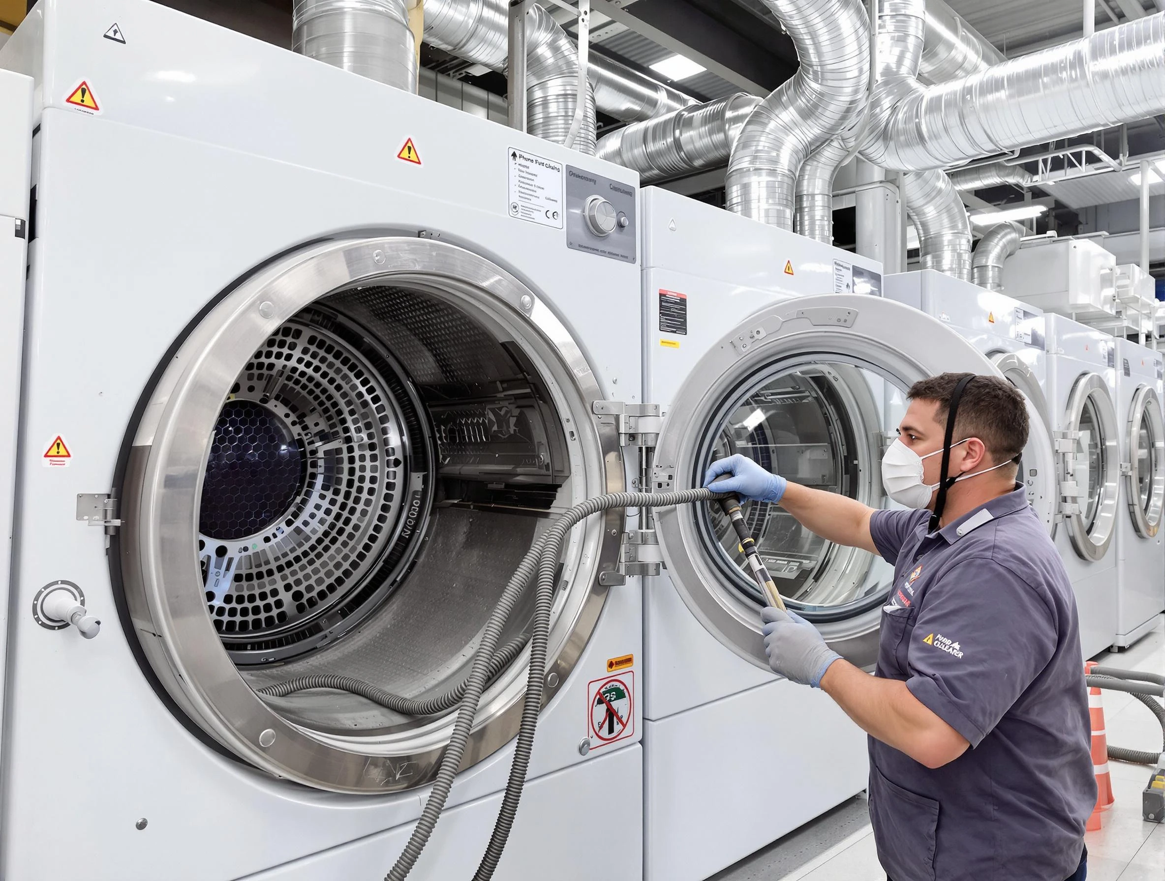 Industrial-grade dryer vent cleaning by Emporia Dryer Vent Cleaning in Emporia